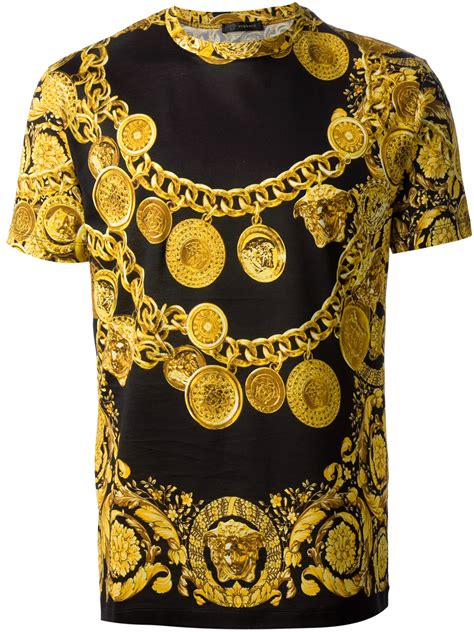 versace t shirt kettenmuster|All T.